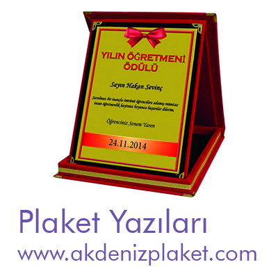 plaket-yazilari